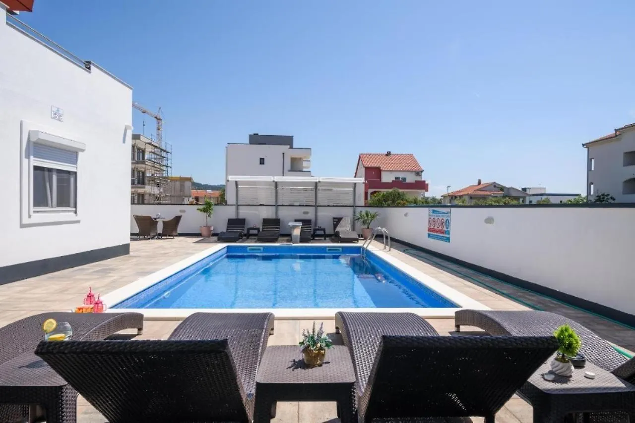 Apartment In Okrug Gornji With Sea View, Balcony, Air Conditioning, Wifi 5134-5 Trogir